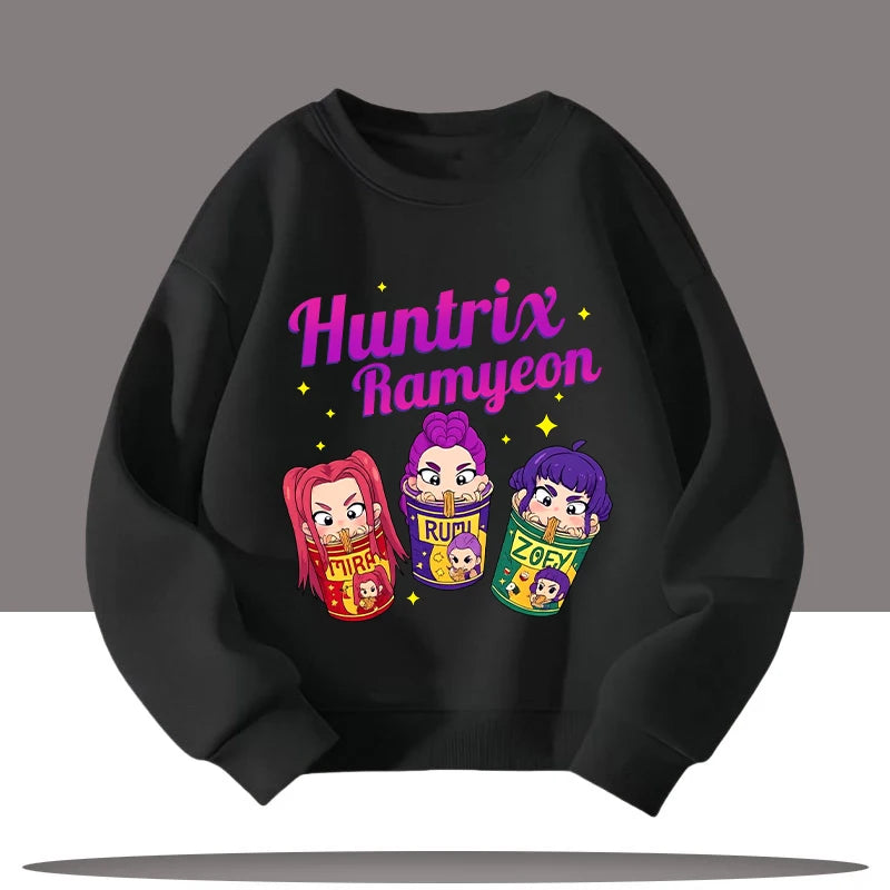 Kpop Demon Hunters 3-12 Year Old Jumper Top Sweater Sweatshirt Rumi Saja Boys K-pop