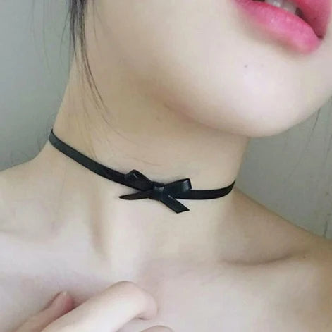 Goth Black Velvet Choker Necklaces Gothic Accessories