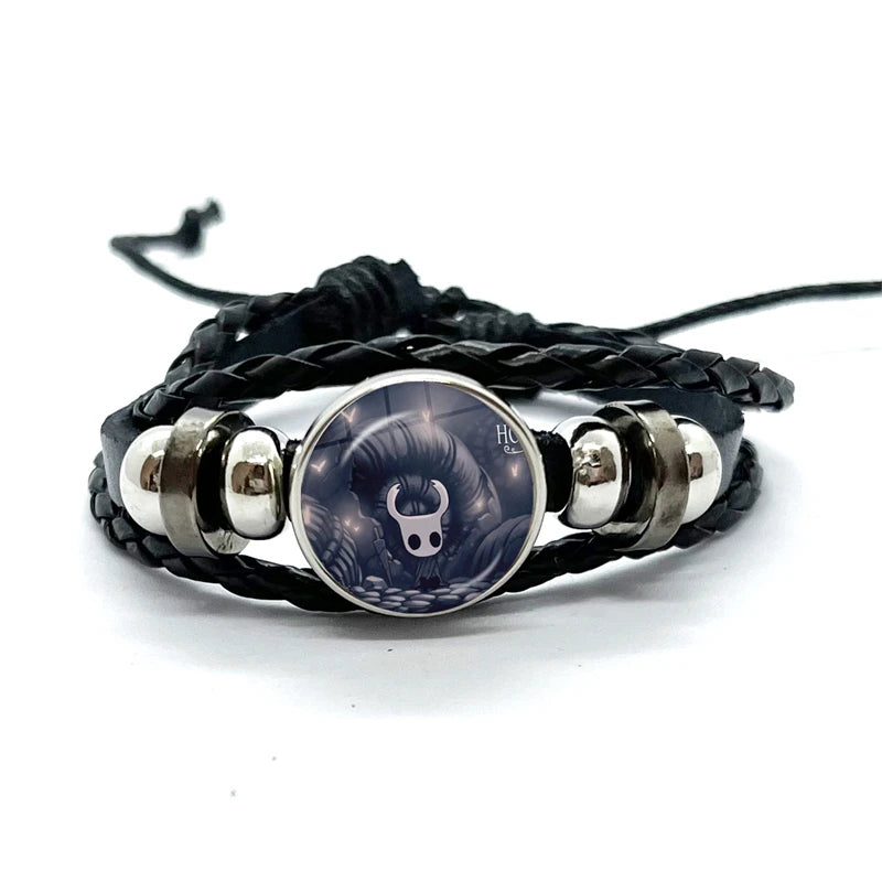 Hollow Knight Silksong Leather Bracelets Gamer Merch Gaming Jewellery Gifts Men