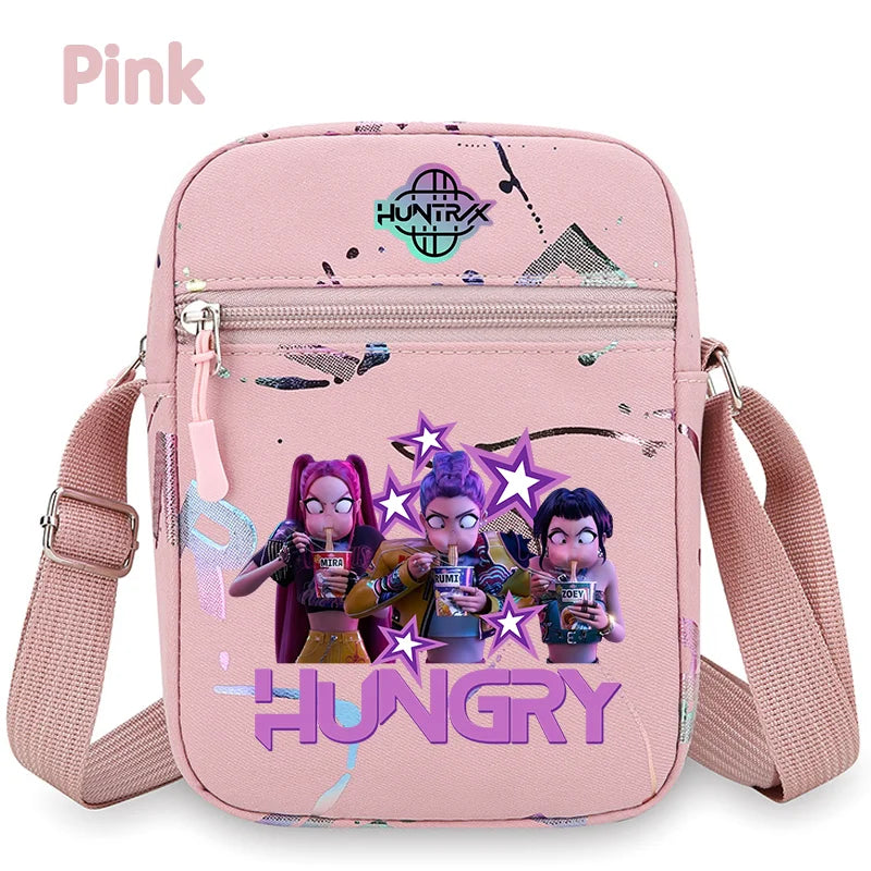 Kpop Demon Hunters Crossbody Bag HUNTRIX Backpack Rumi Pouch Bag