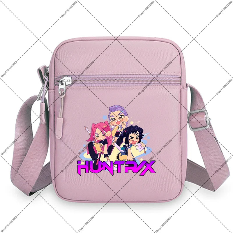 Kpop Demon Hunters Purse Crossbody Bags Shoulder Bag Huntrix Merch Gifts Hand Bag