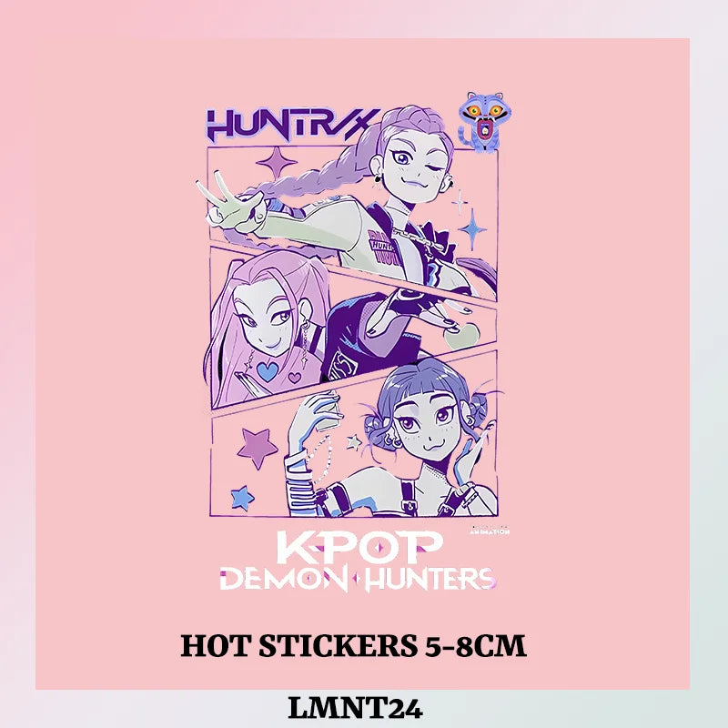 KPop Demon Hunters Huntrix Childs Backpack Rumi Mira Zoey Shoulder Bag Derpy Tiger Merch Gifts K-pop Cute