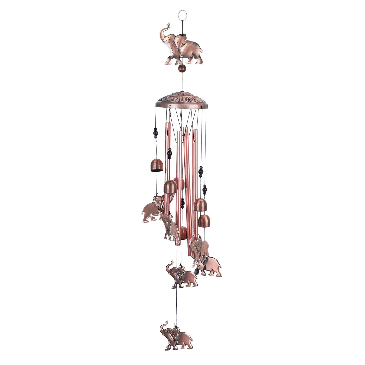 Outdoor Elephant Wind Chime Antique Garden Ornament