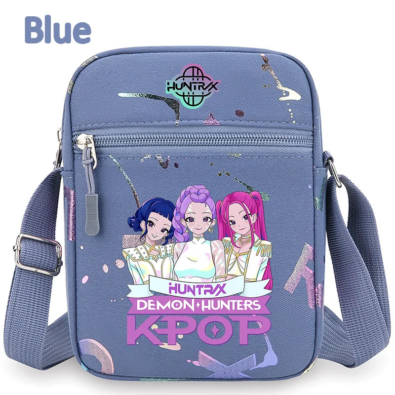 Kpop Demon Hunters Crossbody Bag HUNTRIX Backpack Rumi Pouch Bag
