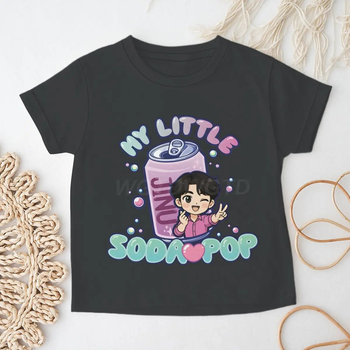 Kpop Demon Hunters Saja Boys Soda Pop Jinu Girls Boys T-shirt Tops