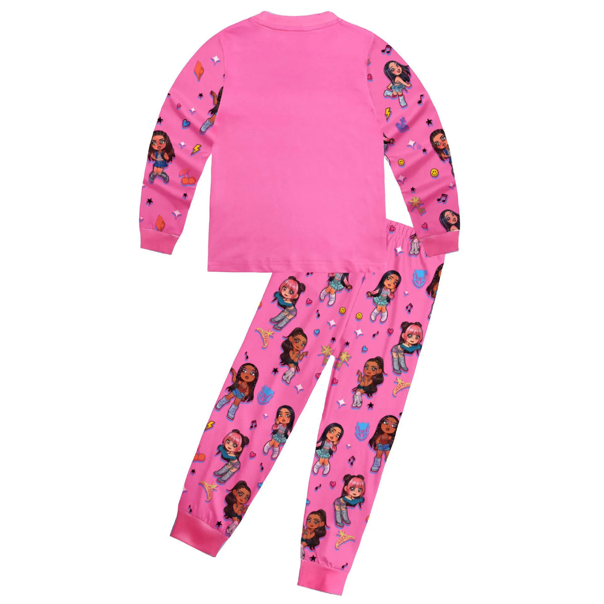KATSEYE KPop Pyjamas Kids Pajama Sets PJ's Pink Purple Lilac Nightwear Bed clothes