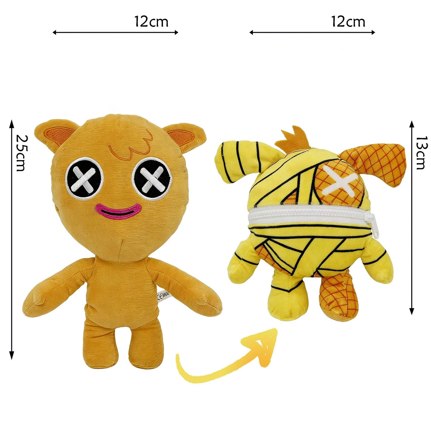 Wrongside Outimals Plush Poppy Playtime Chapter 5 Plushies Toys Chum Chompkins Lily Lovebraids Prototype