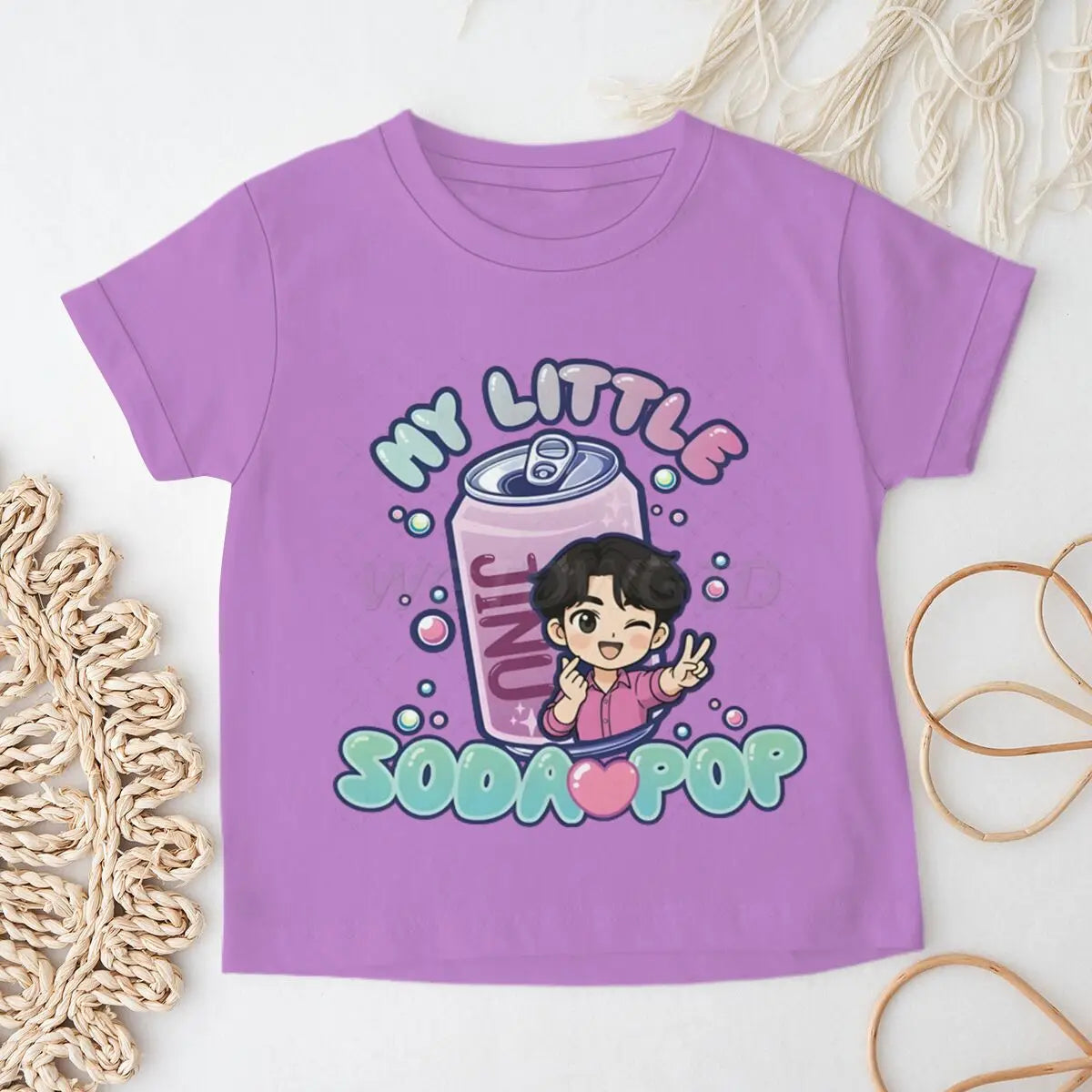 Kpop Demon Hunters Saja Boys Soda Pop Jinu Girls Boys T-shirt Tops