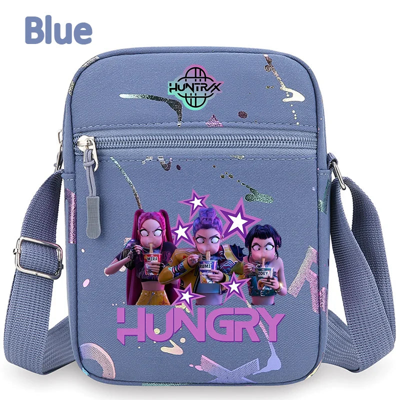 Kpop Demon Hunters Crossbody Bag HUNTRIX Backpack Rumi Pouch Bag