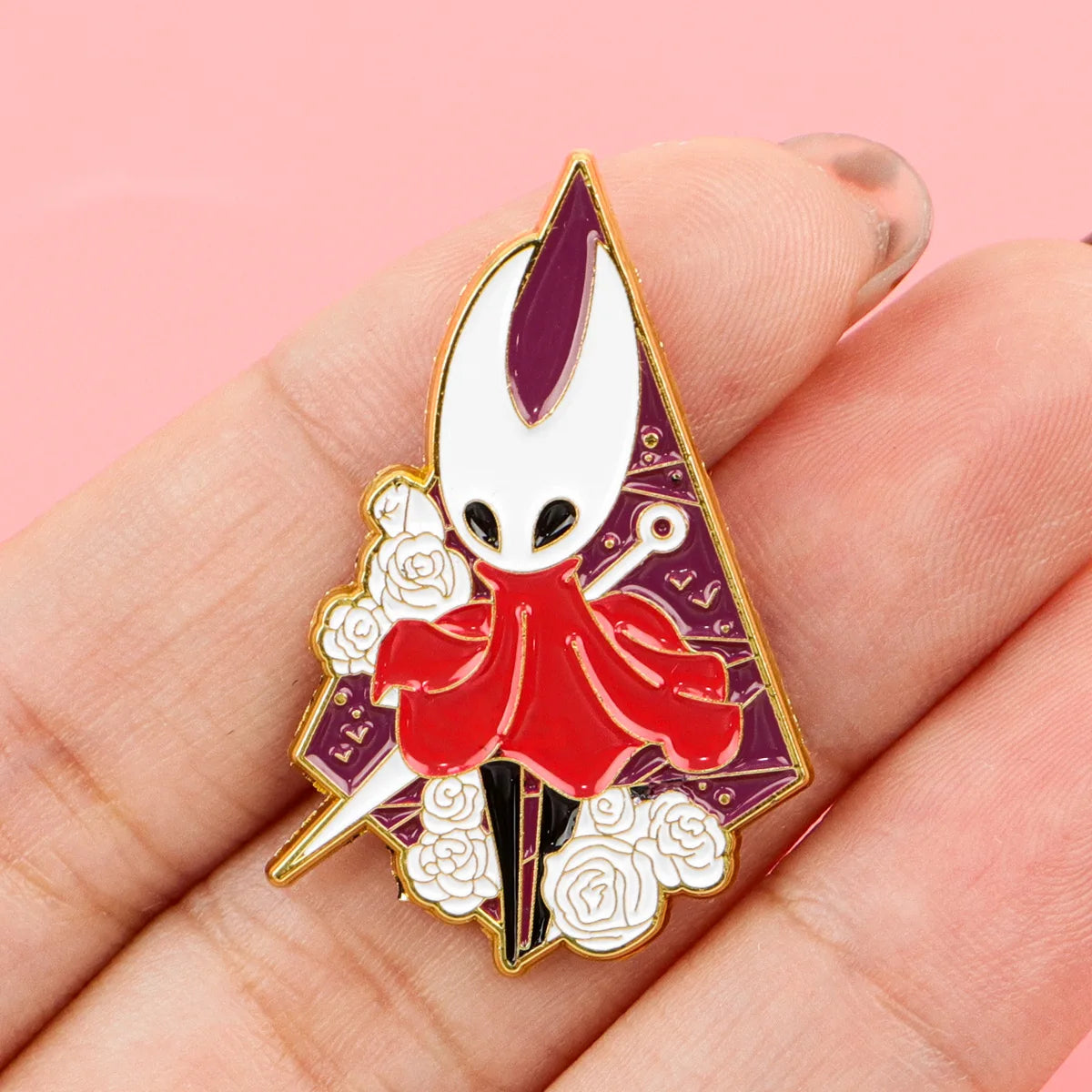 Hollow Knight Silksong Grub Game Knight Enamel Pin Gamer Badge