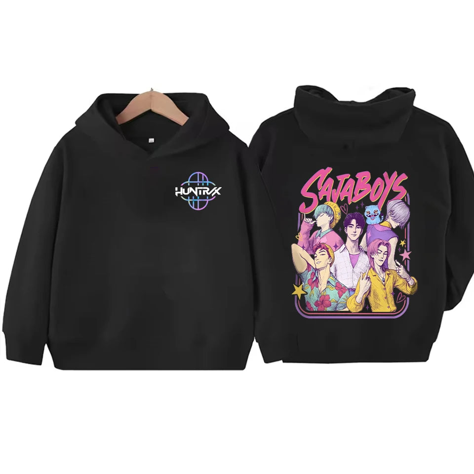 Saja Boys Derpy Tiger Hoodie Movie KPop Demon Hunters Huntrix Jumper Sweater