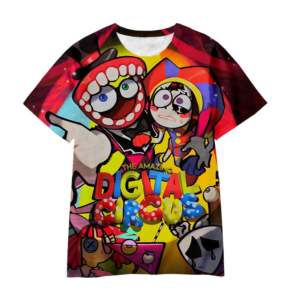 TADC The Amazing Digital Circus T-shirts Kids Adults Teen Clothes Summer Top Tshirt