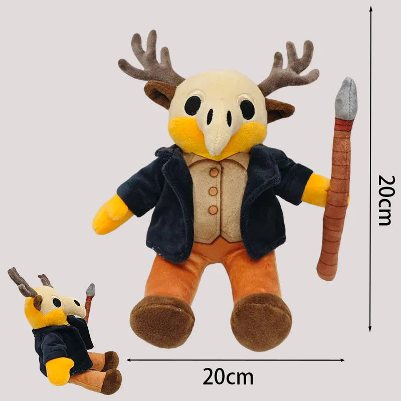 99 Nights In The Forest Plush Kid Soft Toy Horror Roblox Plushie Deer Owl Gamer Merch Gifts