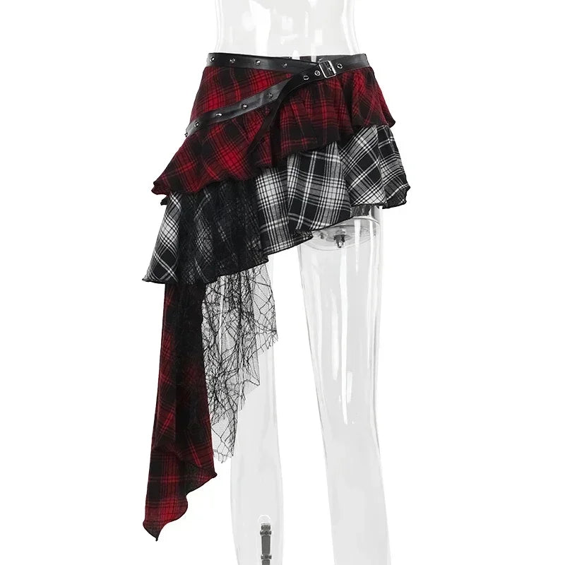 Tartan Punk Rock Goth Plaid Grunge Skirt