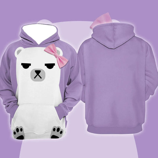 Mira Hoodie Cosplay Kpop Demon Hunters Huntrix Costume Jumper Kids Adult Hooded Sweatshirt