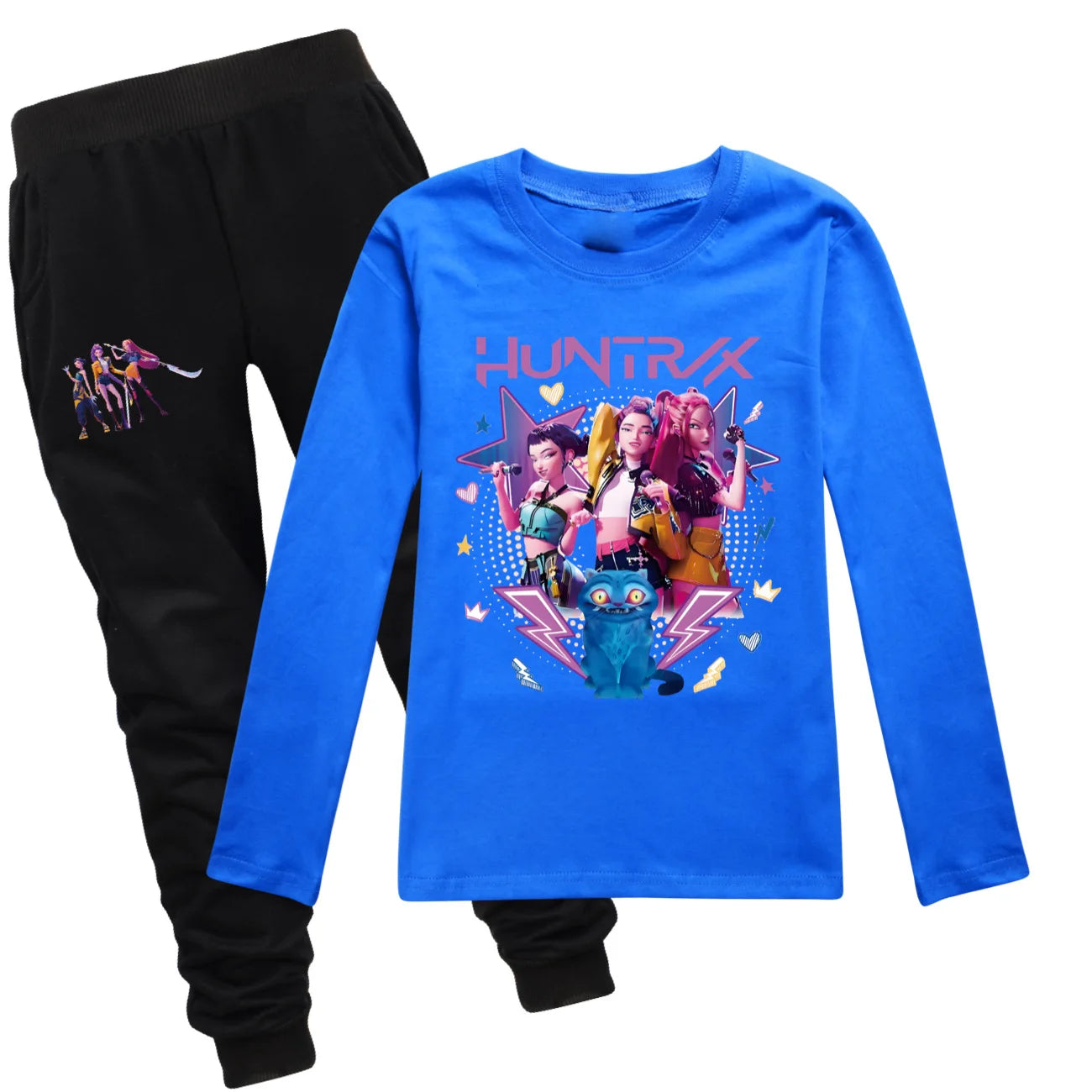 KPop Demon Hunters Huntrix Top T Shirt Kids T-shirt Rumi Clothes Mira Zoey Long Sleeved
