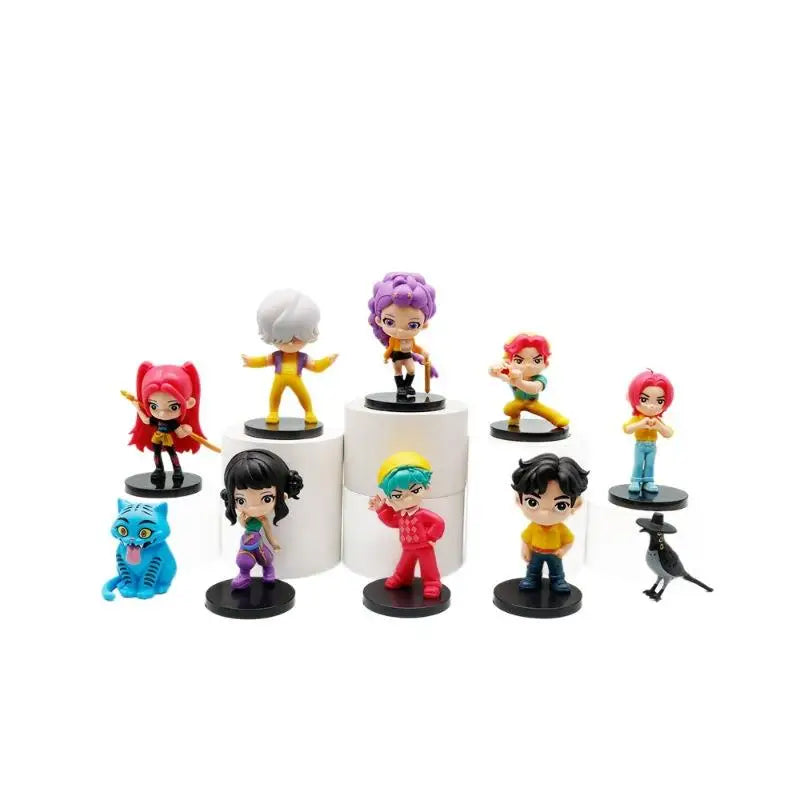KPop Demon Hunters Toy Doll Huntrix Saja Boys K-pop Figures Model Toys Statue Gifts