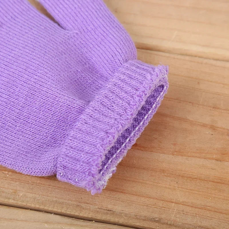 KPop Demon Hunters Children Five Finger Gloves Cute Touchable Screen Personalised Huntrix Merch Gift