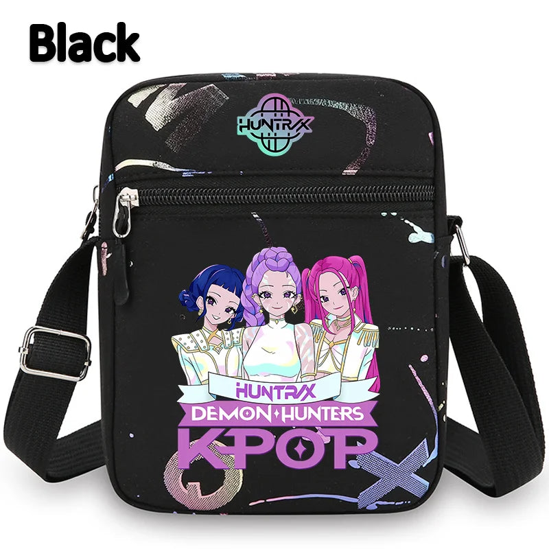 Kpop Demon Hunters Crossbody Bag HUNTRIX Backpack Rumi Pouch Bag