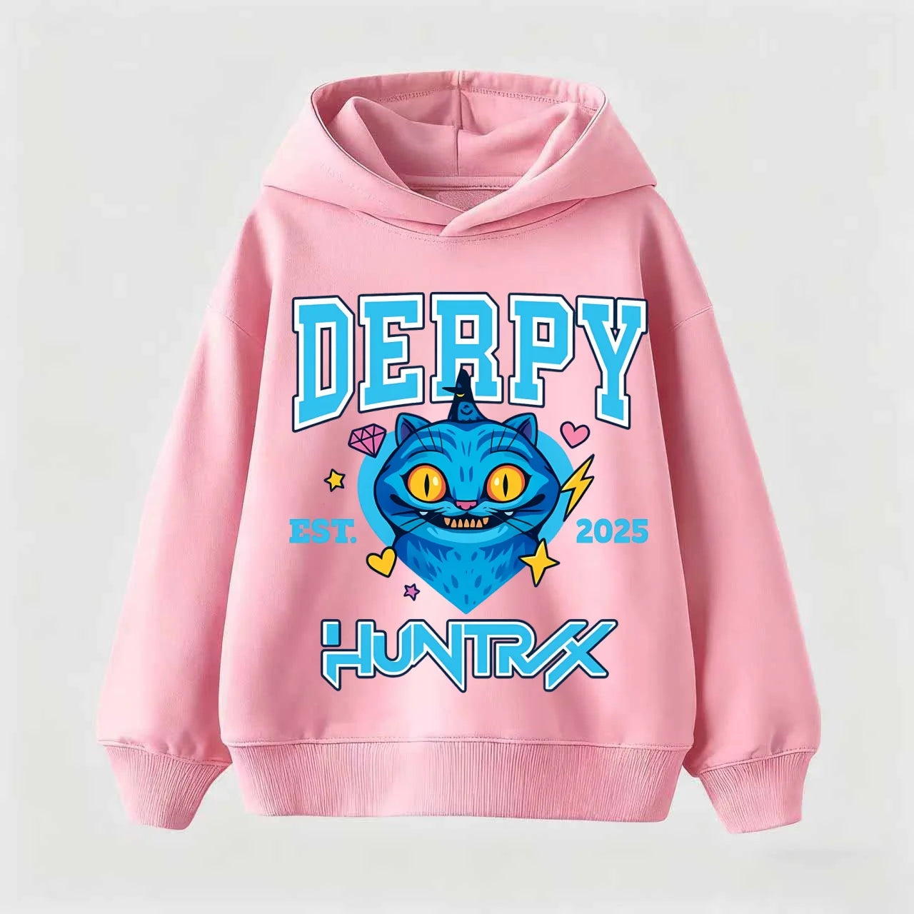 KPop Demon Hunter Hoodie Saja Boys Derpy Tiger Cartoon Girls Boy Hooded Sweatshirt K-pop Merch Gifts