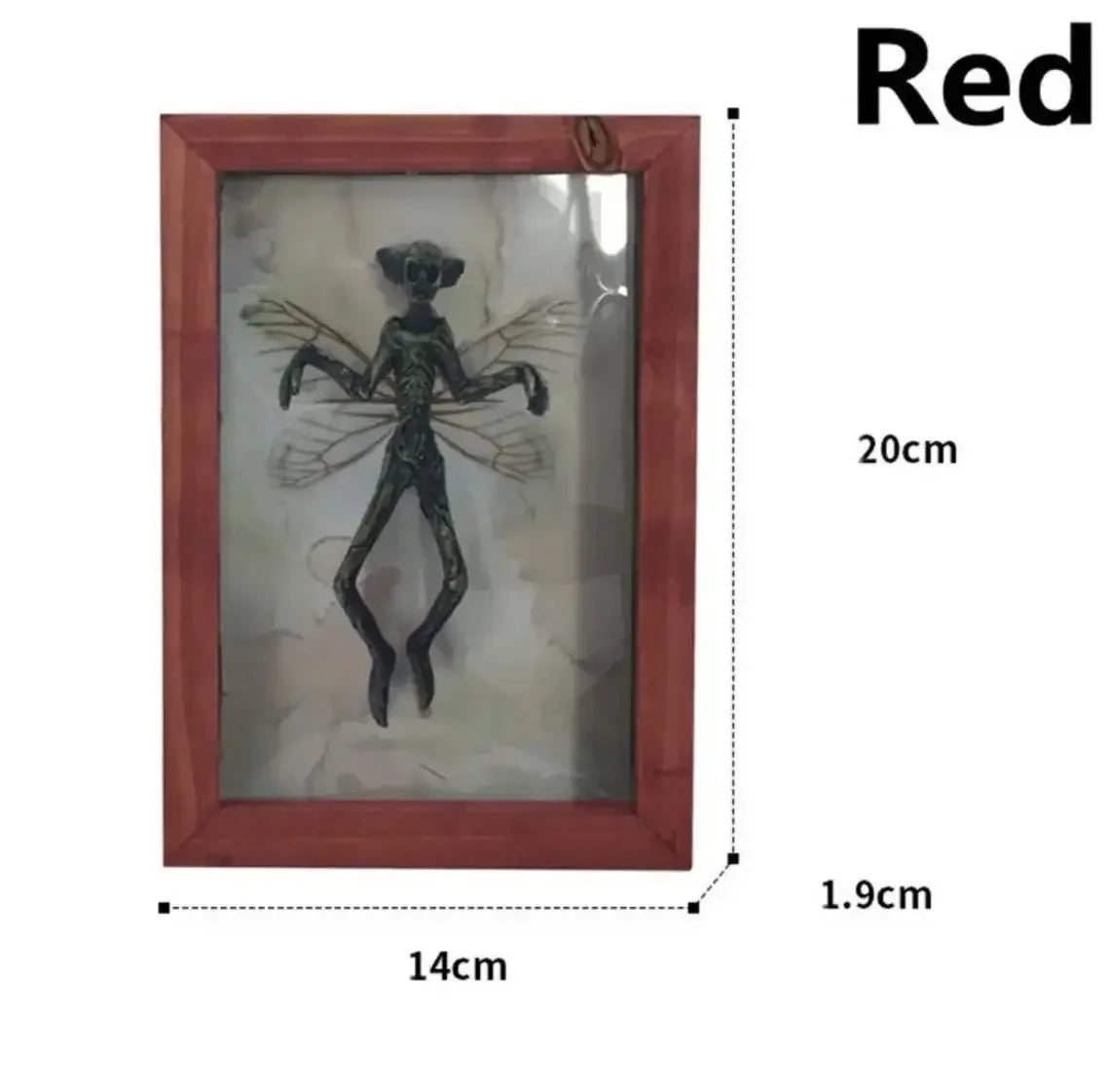 Gothic Mummified Fairy Skeleton Witchy Halloween Decor