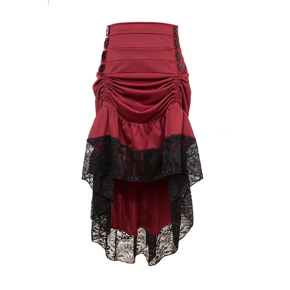 Steampunk Gothic Victorian Lace Skirt