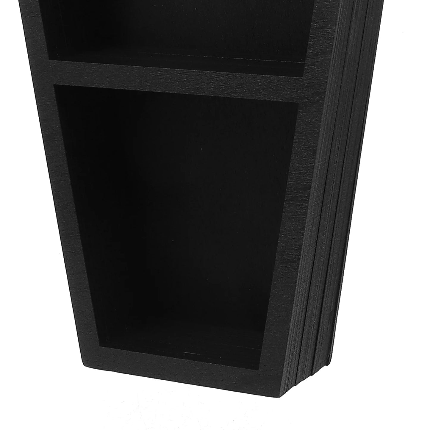 Coffin Storage Rack Gothic Home Decor Wall Shelf