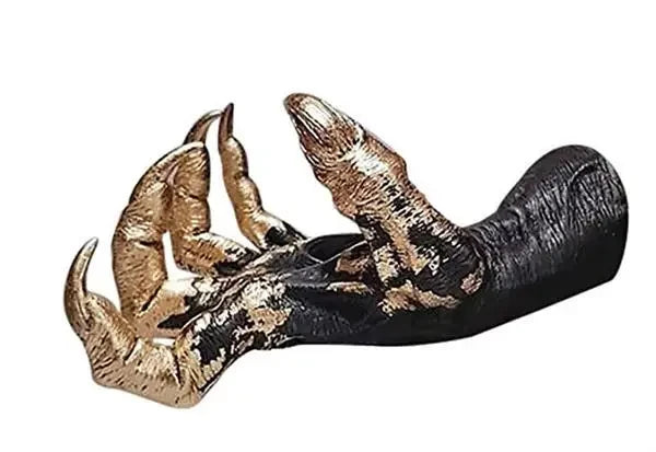Gothic Horror Witch's Hand Statues Ornament Wall Keys Hanging Rack Bag Hangers