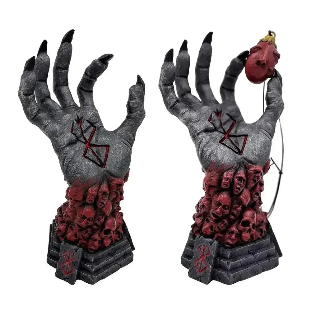 Gothic Witch's Hand Statue Ornament Wall Keys Jewellery Holder Sculpture