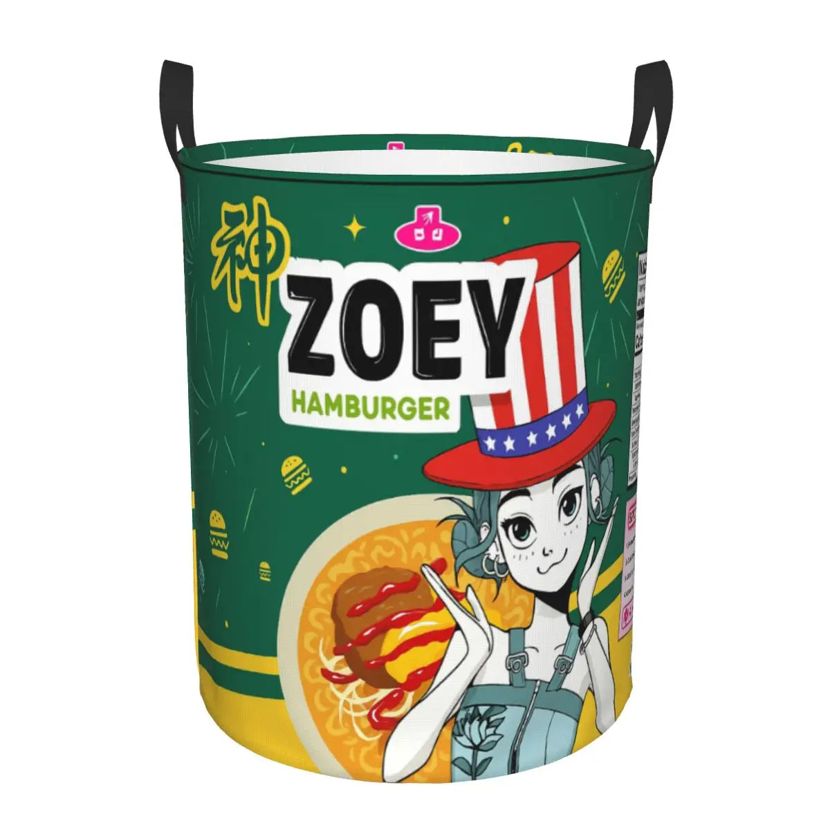 Kpop Demon Hunters Ramen Mira Merch Blanket Storage Basket Box Storage Bins K-pop Huntrix