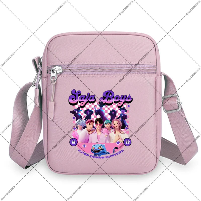 Kpop Demon Hunters Purse Crossbody Bags Shoulder Bag Huntrix Merch Gifts Hand Bag