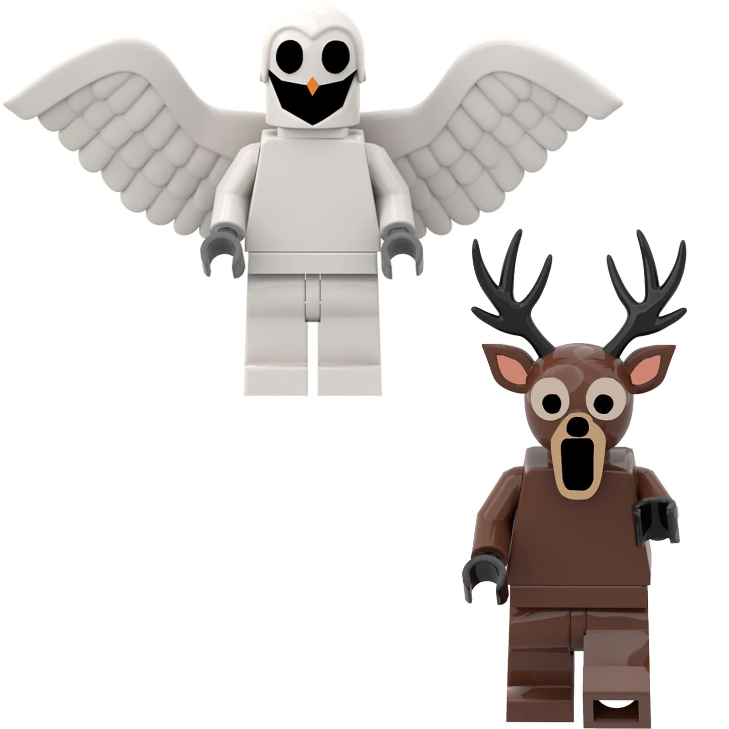 99 Nights In The Forest Deer Building Blocks Lego Figures Toys Owl Elk