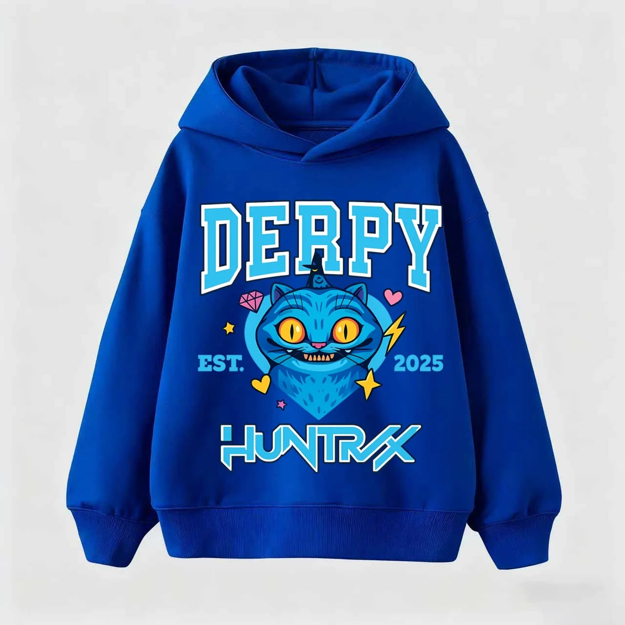 KPop Demon Hunter Hoodie Saja Boys Derpy Tiger Cartoon Girls Boy Hooded Sweatshirt K-pop Merch Gifts
