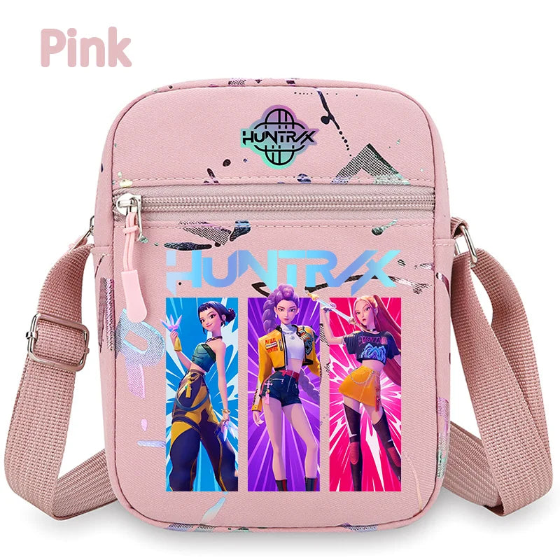 Kpop Demon Hunters Crossbody Bag HUNTRIX Backpack Rumi Pouch Bag