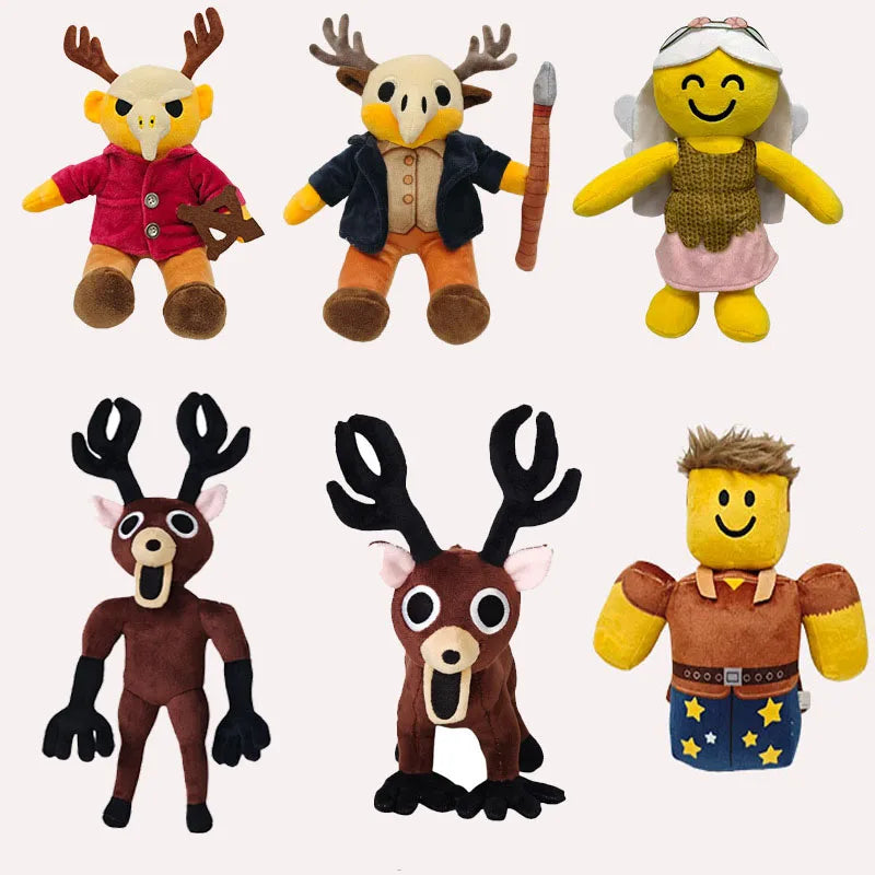99 Nights In The Forest Plush Kid Soft Toy Horror Roblox Plushie Deer Owl Gamer Merch Gifts