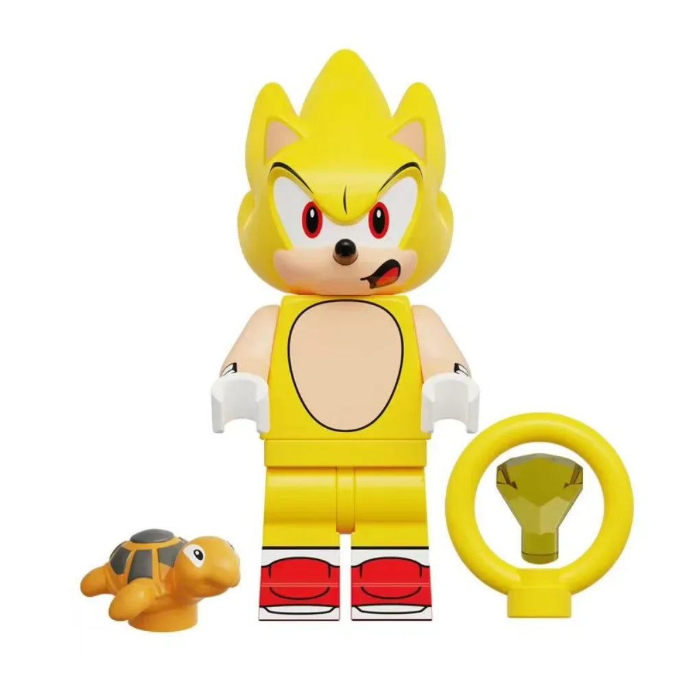 Sonic The Hedgehog Lego Building Blocks Knuckles Toys Gifts