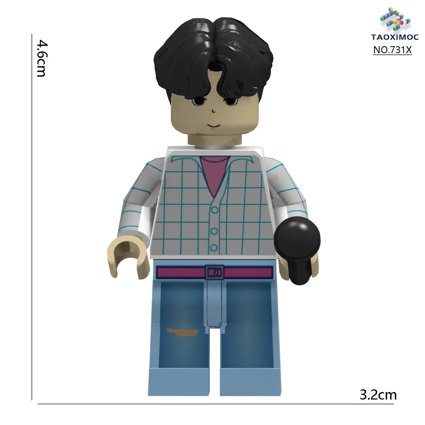 KPop Demon Hunters Saja Boy Lego Figures Building Blocks Model Toy Doll Merch Gifts 5 pcs