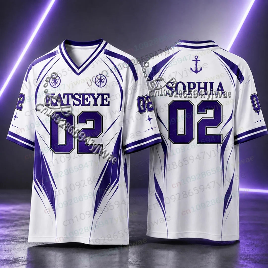 KATSEYE Concert Unisex Jersey KPOP Concert Merch Top Tshirt