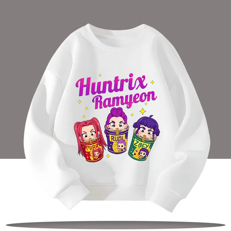 Kpop Demon Hunters 3-12 Year Old Jumper Top Sweater Sweatshirt Rumi Saja Boys K-pop