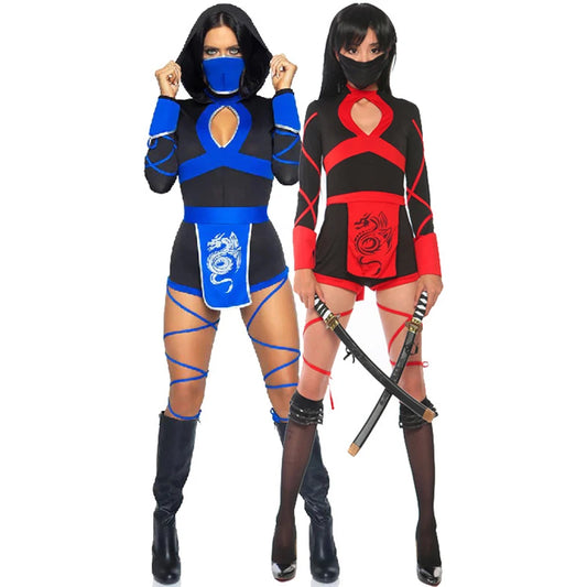 Sexy Ninja Costume Anime Dragon Samurai Warrior