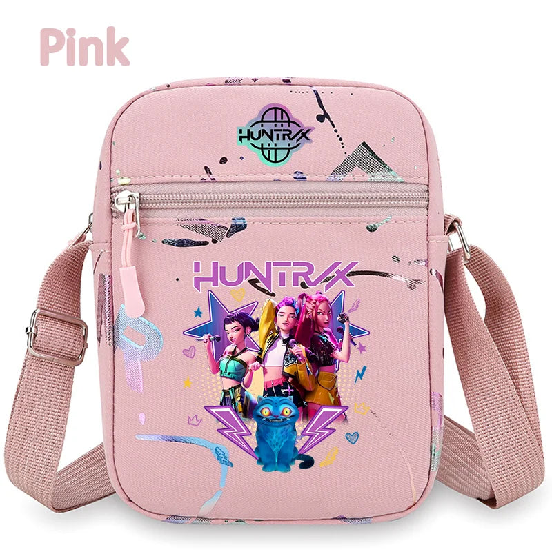 Kpop Demon Hunters Crossbody Bag HUNTRIX Backpack Rumi Pouch Bag