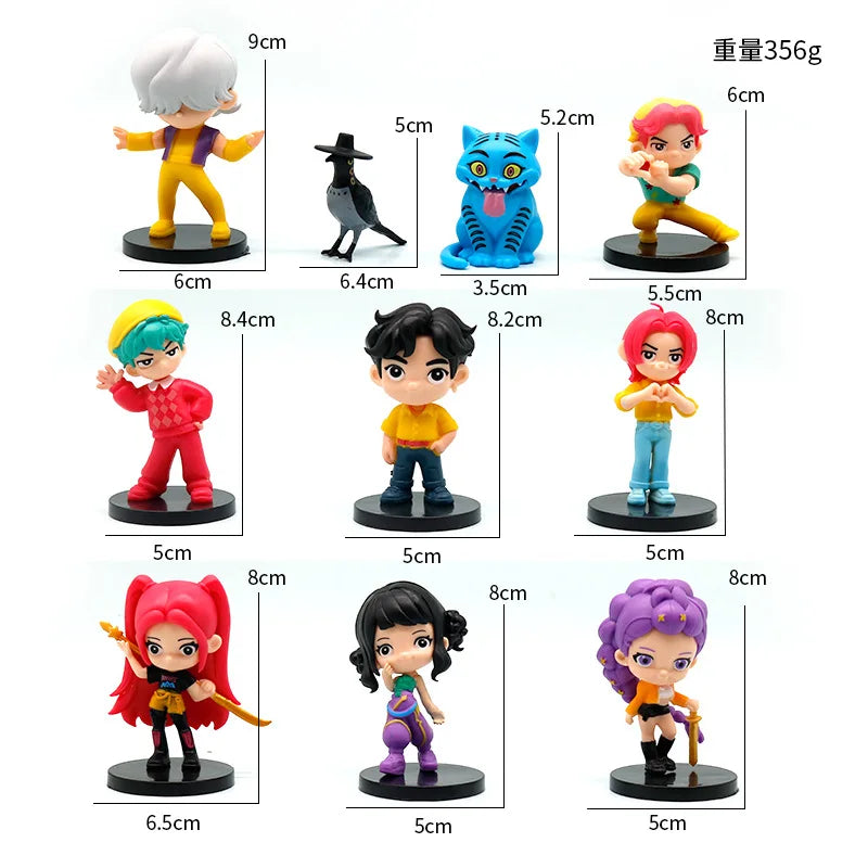 KPop Demon Hunters Toy Doll Huntrix Saja Boys K-pop Figures Model Toys Statue Gifts