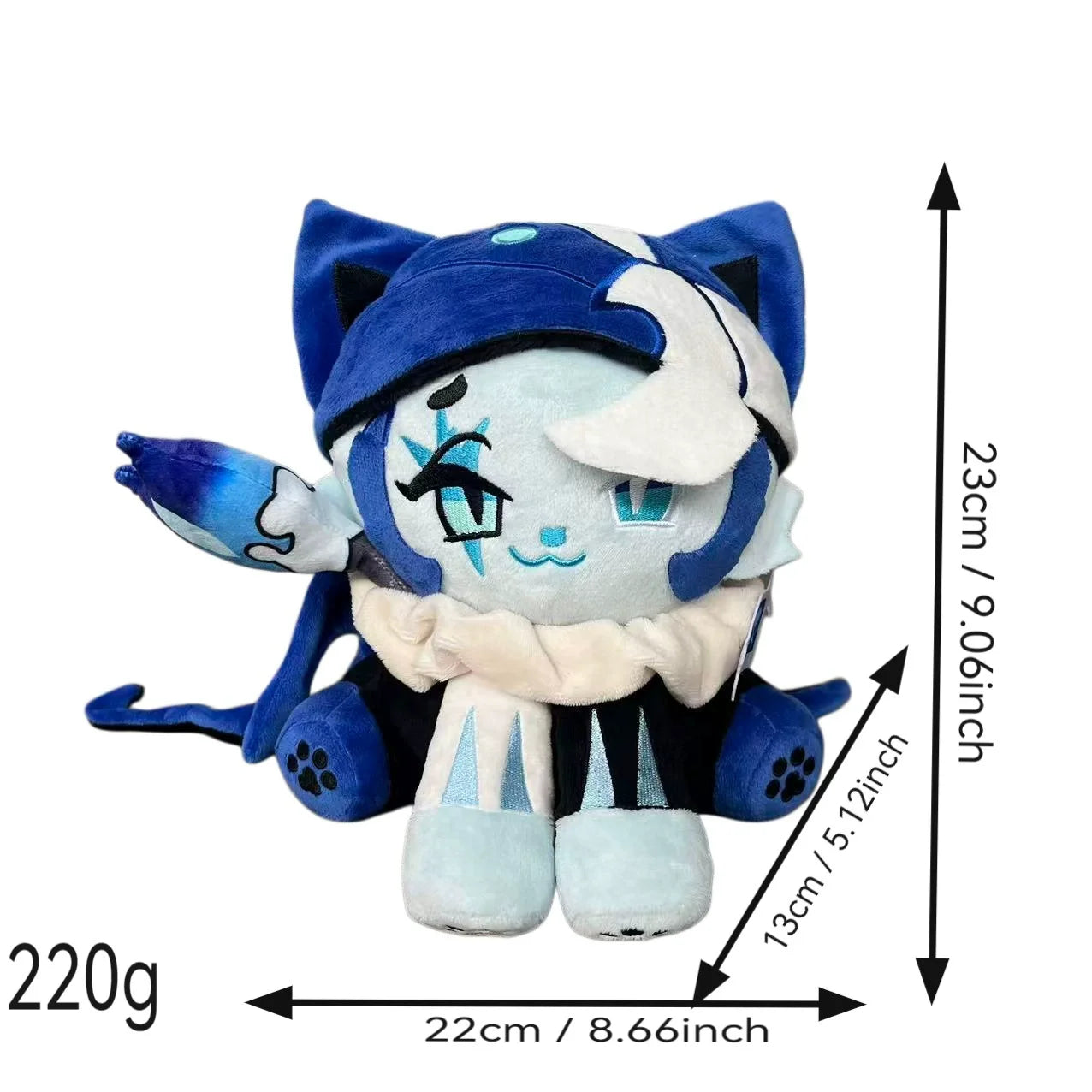 Shadow Milk Cookie Plush Burning Spice Cookie Run Kingdom Vanilla Gaming Plushie