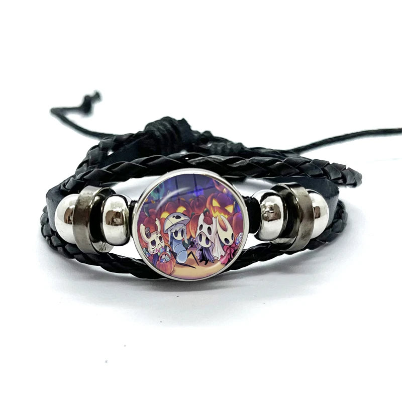 Hollow Knight Silksong Leather Bracelets Gamer Merch Gaming Jewellery Gifts Men