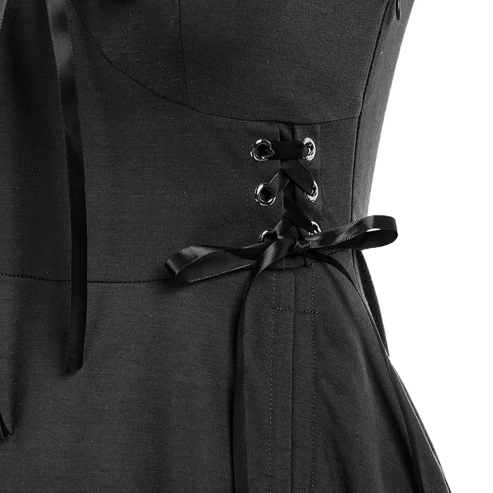 Gothic Frill Lace up Pirate Medieval Renaissance Steampunk Costume Dress