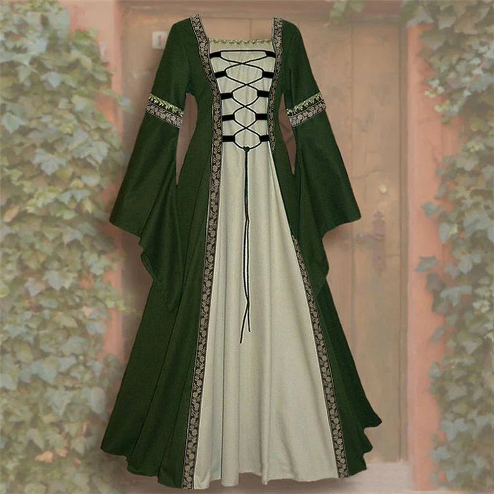 Medieval Renaissance Pagan Gown Princess Costume Court Dress
