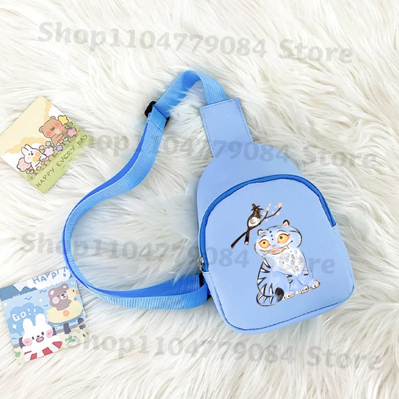 Kpop Demon Hunters Kawaii Chest Pack Rumi Huntrix Backpack Kids Shoulder Bag Pouch