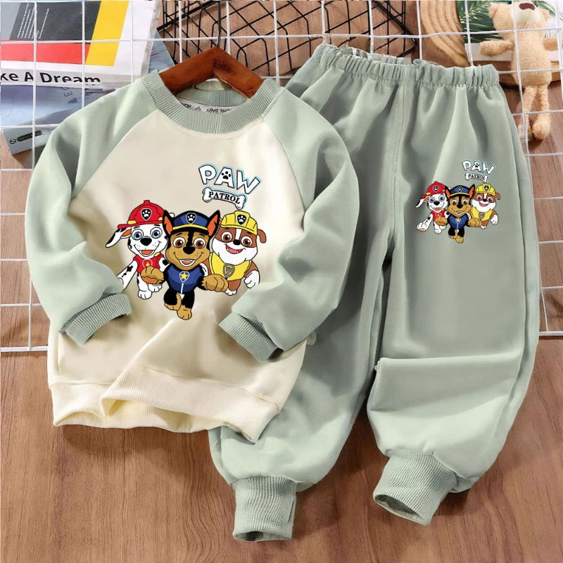 Paw Patrol Kids Sport Clothes Sets Boys Tracksuit Joggers Jogging Trousers Chase Marshall
