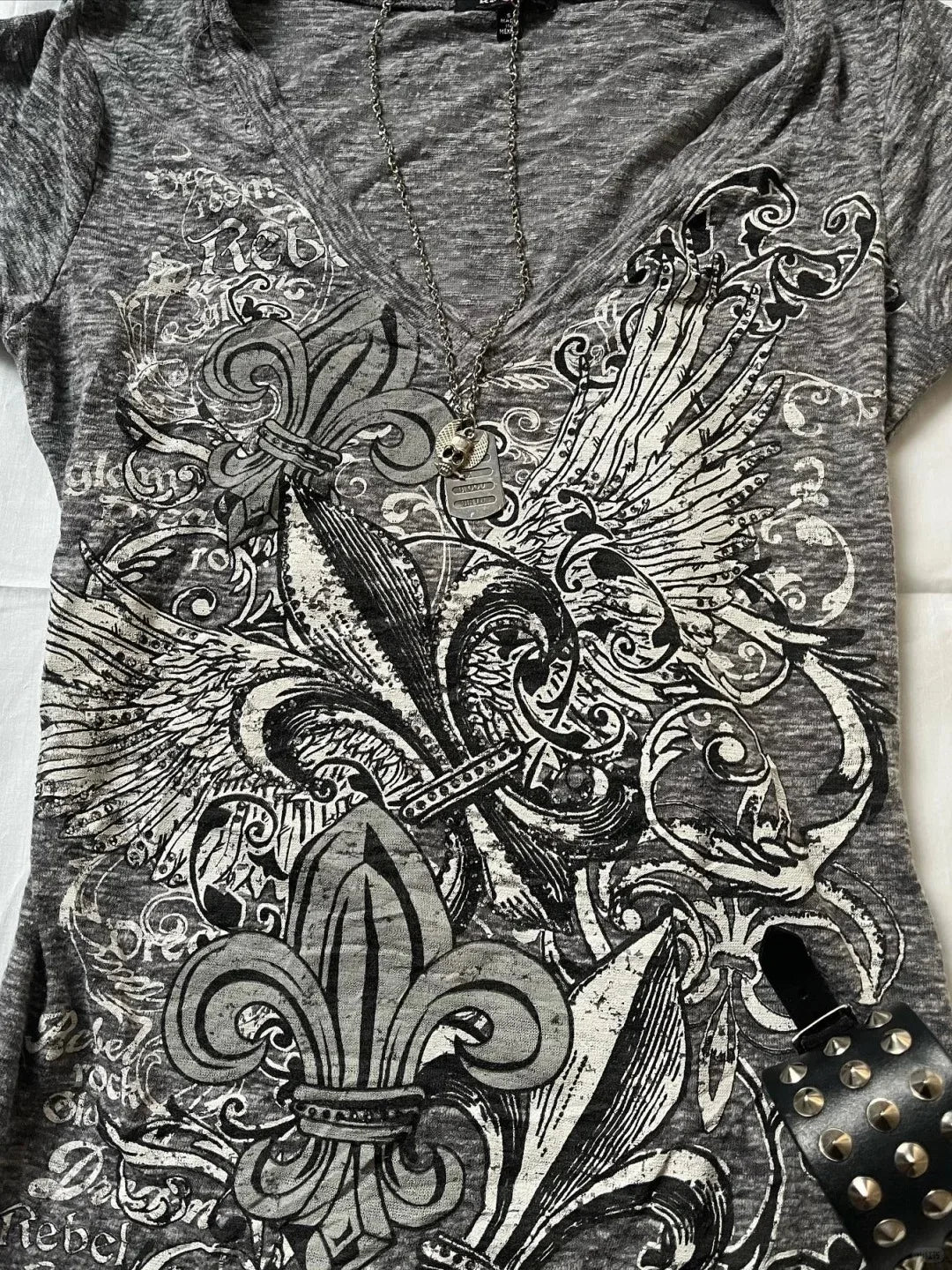 Sexy Gothic Print Y2K Top TShirt