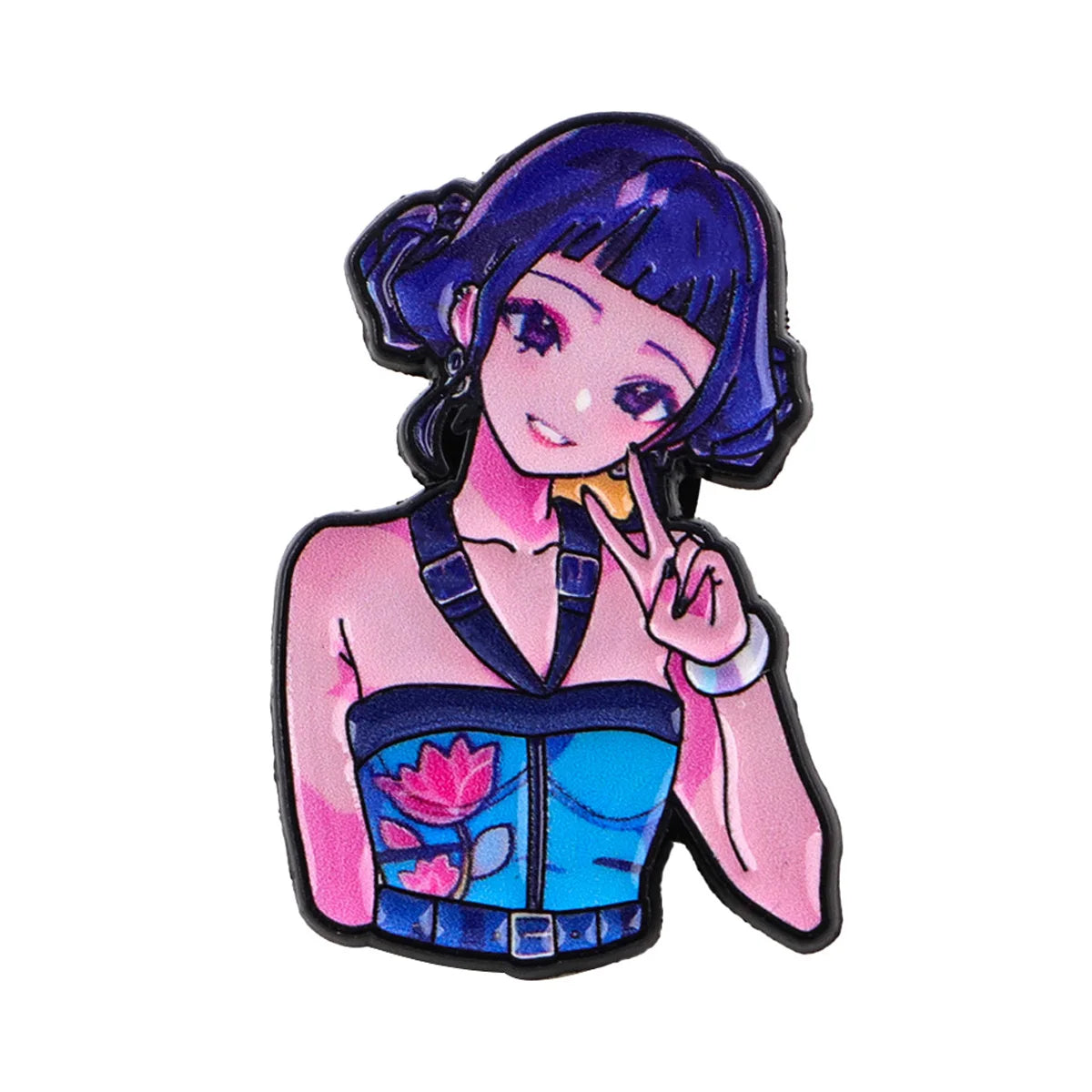 KPop Demon Hunters Enamel Pins K-POP Brooch Lapel Pin Badge Rumi Saja Boys Huntrix Gift Merch